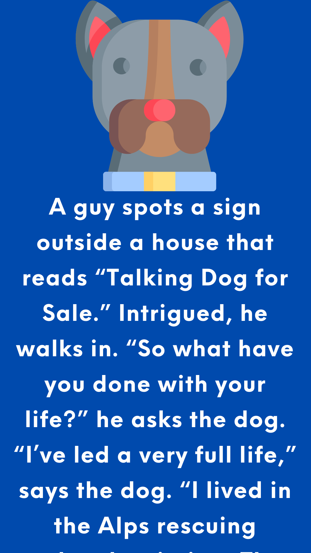 Why Would You Sell That Dog? - Joke Book