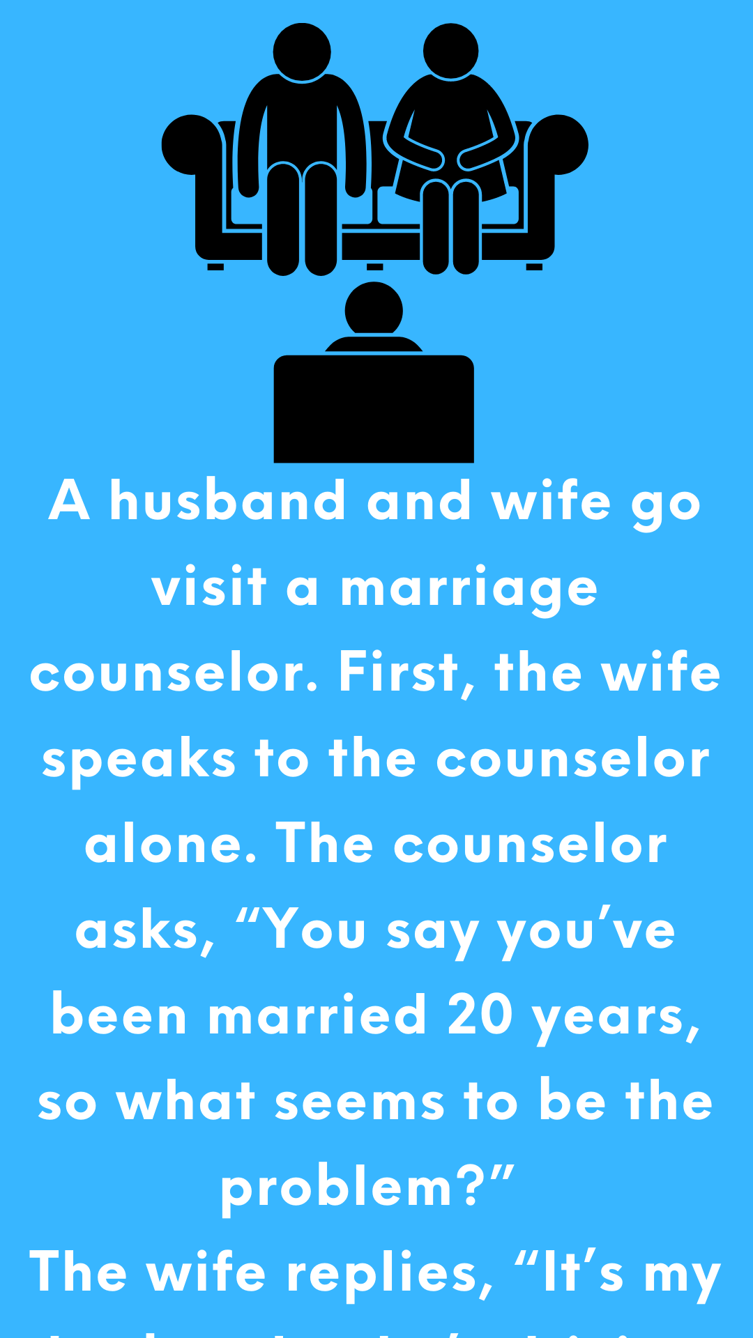 Visiting A Marriage Counselor Joke Book   Verylifee.com Visiting A Marriage Counselor 