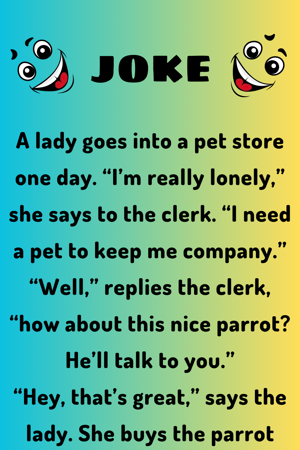 I Need A Pet To Keep Me Company - Joke Book