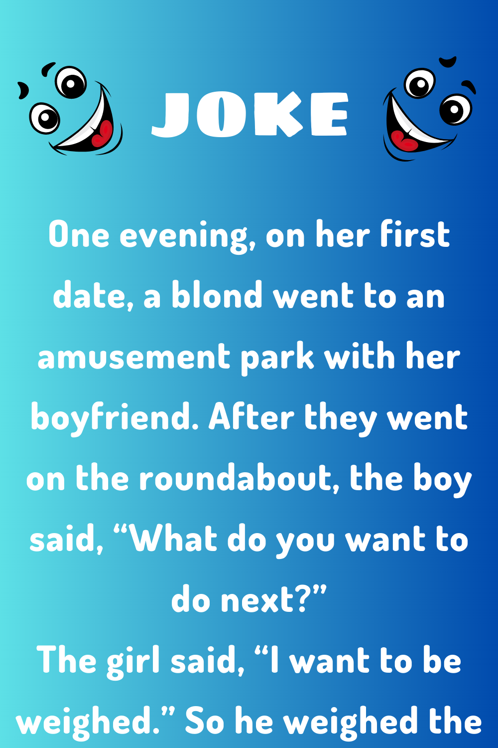 Tell Me, What Do You Want? - Joke Book