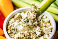 Protein-Packed Cottage Cheese Dip with Zaatar for Veggies