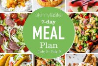 Free 7-Day Nutritious Meal Plan July 3-9