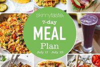 Free 7-Day Meal Plan for the Week of July 17-23