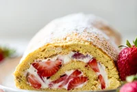 Strawberry Swiss Roll Recipe