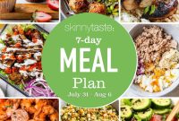 Free 7-Day Nutritious Meal Plan: July 31 to Aug 6