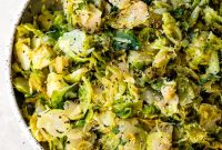 Crispy Roasted Lemon Brussels Sprouts