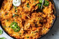 Skillet Enchiladas with Leftover Turkey