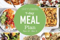 Free 7-Day Meal Plan: Nov 27–Dec 3 Weekly Menu