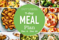 Free 7-Day Meal Plan: Weekly Menu Dec 4–10