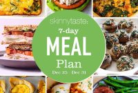 Free 7-Day Christmas Meal Plan (Dec 25-31)