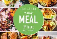 Free 7-Day Meal Plan: Jan 1-7 New Year Menu