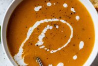 Velvety Roasted Butternut Squash Soup Recipe with Sage