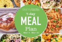Free 7-Day Balanced Meal Plan for March 4-10