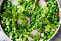 Refreshing Pea Salad with Lemon and Fresh Herbs