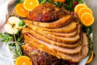 Oven-Baked Honey Mustard Glazed Ham Recipe