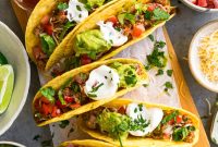 Savory Ground Turkey Tacos with Avocado Crema