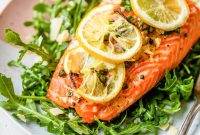 Roasted Steelhead Trout Recipe with Lemon and Herbs