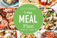 Free 7-Day Meal Plan for June 10-16: Breakfast, Lunch and Dinner