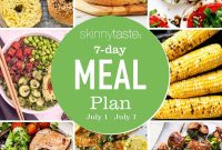 Free 7-Day Balanced Meal Plan: July 1-7
