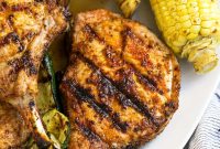 Smoky Garlic Grilled Pork Chops Recipe
