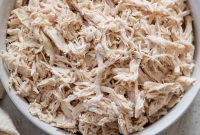 Juicy Instant Pot Shredded Chicken for Tacos, Salads and More