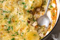 Leftover Turkey Pot Pie Gratin Recipe