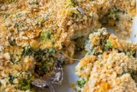 Creamy Cheddar Broccoli Casserole Recipe