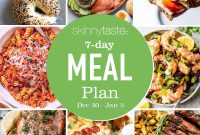 Free 7-Day New Year Meal Plan Dec 30-Jan 5