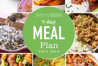 Free 7-Day Meal Plan for the Week of February 3-9