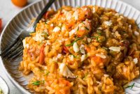 Creamy Lobster Risotto Recipe with Parmesan