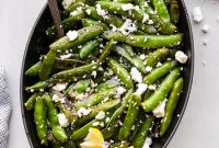 Charred Sugar Snap Peas with Garlic and Lemon