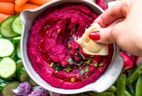 Vibrant Roasted Beet Hummus Recipe