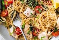 Garlic Butter Chicken Scampi with Lemon and Parsley