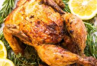 Crispy Air Fryer Cornish Hen Recipe with Garlic Herb Butter