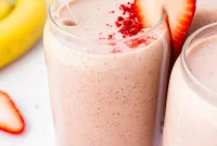 Creamy Strawberry Banana Smoothie Recipe