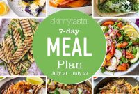 Free 7-Day Nutritious Meal Plan July 21-27