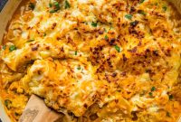 Creamy Pumpkin Lasagna Skillet