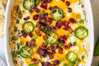 Creamy Baked Jalapeno Popper Dip Recipe