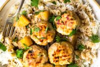 Pineapple-Glazed Hawaiian Chicken Meatballs