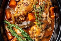 Slow Cooker Coq au Vin Recipe: Classic French Chicken Stew