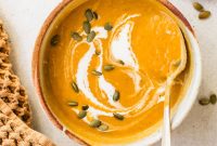 Creamy Pumpkin Ginger Coconut Soup — Dairy-Free