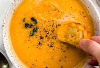 Creamy Butternut Squash Cheddar Soup – Slow Cooker or Stovetop