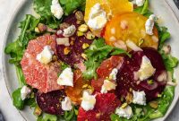 Roasted Beet Salad with Citrus and Goat Cheese