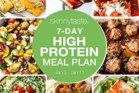 7-Day High-Protein, High-Fiber Meal Plan