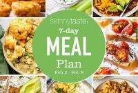 Free 7-Day Meal Plan with Recipes for Feb 2-8