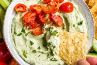 Creamy Avocado and Cottage Cheese Dip Recipe