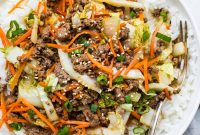 Soy-Garlic Beef and Cabbage Stir-Fry