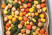 Sheet Pan Gnocchi with Sausage, Tomatoes & Broccolini