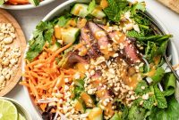 Thai Marinated Steak Salad with Lime Dressing