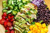 Grilled Chicken Salad with Zesty Cilantro Lime Dressing